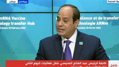 السيسي: مصر على أتم الاستعداد لـ تصنيع لقاحات كورونا.. شاهد