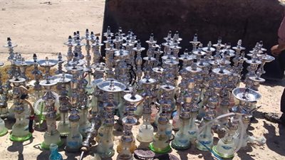 ضبط 163 قضية فى مجال منع تداول الأرجيلة