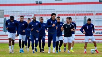 مران الزمالك.. تدريبات بدنية للاعبى الفريق