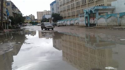 أمطار غزيرة تضرب مدن وقري البحيرة