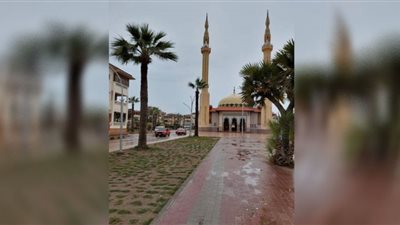 أمطار غزيرة تضرب محافظة دمياط