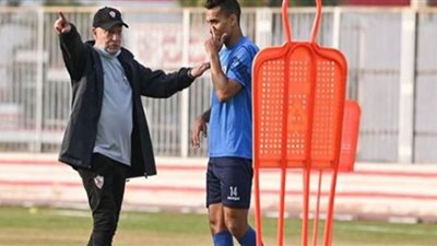 فيريرا يعقد جلسةً مع يوسف أوباما على هامش مران الزمالك