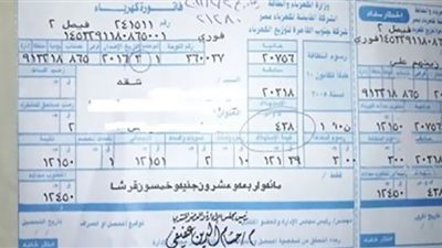 المستندات المطلوبة لتقسيط فاتورة الكهرباء إلكترونيًا