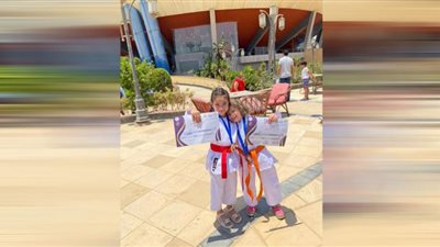 صور.. الصيد يحصد مراكز متميزة ببطولة الجيزة لبراعم الكاراتيه