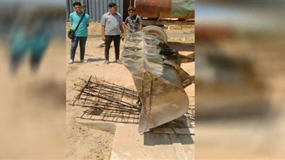 إزالة شدة خشبية لـ أعمدة بجمعية المهندسين العرب