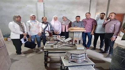 لجنة المشاركة المجتمعية بشعبة الهندسة المعمارية تزور قرى محافظ المنوفية