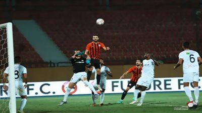 كأس الرابطة .. فيوتشر يتقدم على إنبي بهدف أحمد عاطف في الشوط الأول