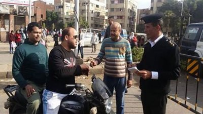 لعدم ارتداء الخوذة.. ضبط 2662 مخالفة لقائدي الدراجات النارية