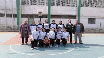 صعود منتخب جامعة طنطا لكرة السلة طالبات للمربع الذهبى فى بطولة الجامعات