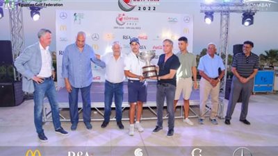 المهدي فكوري يخطف لقب بطولة مصر الدولية للجولف في الجولة الأخيرة