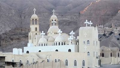 انهيار أجزاء من دير الانبا بولا وغلق الطرق المؤدية اليه