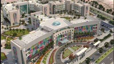 صور| رئيس جامعة القاهرة يتابع إنشاء أكبر مجمع طبي للأطفال