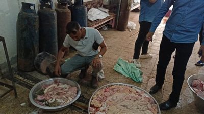 إعدام نصف طن لحوم ومجمدات غير صالحة للاستهلاك الأدمي بسوهاج