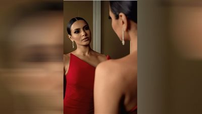 كارمن سليمان تتألق بفستان ساحر تشبه زهرة البستان