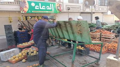 حملة مكبرة لإزالة الإشغالات بالمجاورات السكنية بالعاشر من رمضان