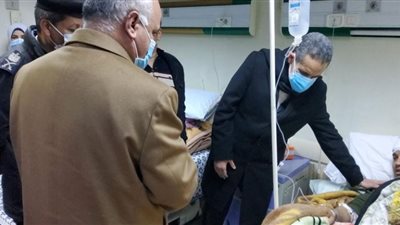 محافظ الغربية يزور مصابي الشرطة بمستشفى المحلة العام
