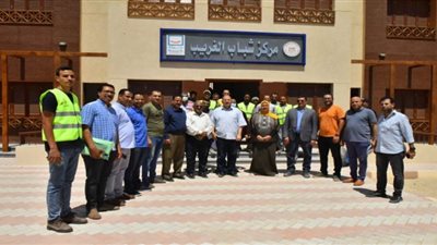 محافظ أسيوط يتفقد أعمال إنشاء مركزى شباب الغريب والمطمر بمركز ساحل سليم