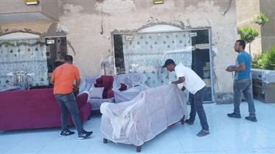 تنفيذ 17 قرار إزالة أمام القطع السكنية بالحي الأول بالعاشر من رمضان