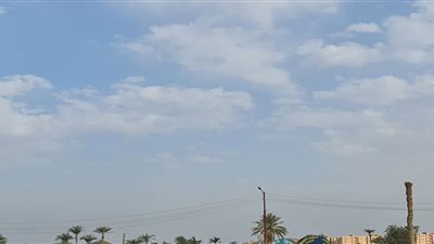 سحب متقطعة واستقرار حالة الطقس بالفيوم