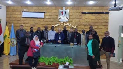 مركز التنمية المستدامة بمطروح يستقبل وفد باحثين المركز الدولى للزراعة للتعرف على الانشطة الزراعية