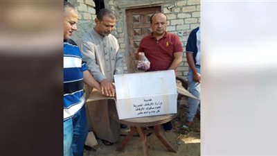 ١٥ طن من اللحوم تم توزيعها علي الأسر الاولي بالرعاية في الإسماعيلية