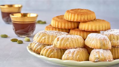 حلوى العيد.. طريقة عمل معمول بجوز الهند والمستكة