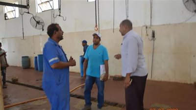مدينة القصير بالبحر الأحمر تكثف حملاتها على أسواق الخضار و المجزر الآلى