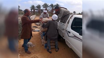 إزالات فورية للتعديات ومصادرة مواد البناء بالفيوم