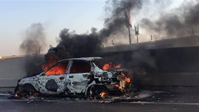 عاطلين يشعلون النيران في سيارة أحد المواطنين بالمطرية والسبب غريب