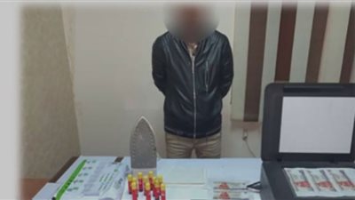 تفاصيل سقوط مندوب مبيعات يتاجر فى العملات المزورة