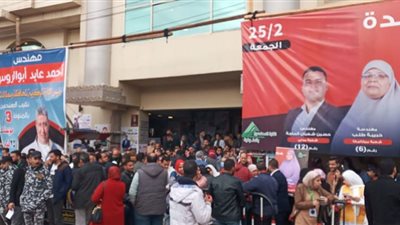 إقبال كثيف على انتخابات نقابة المهندسين بالمنوفية