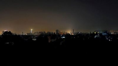 انقطاع خدمة التيار الكهربائي في مدينة خاركيف الأوكرانية