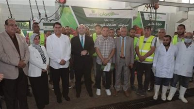 محافظ بني سويف يشهد ذبح الأضاحي