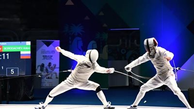 روسيا تتوج بذهبية وفضية الفردي لكأس العالم لسلاح الشيش رجال بالقاهرة