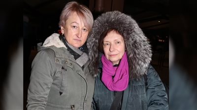 مهاجرة أوكرانية تخاطر بحياتها لإنقاذ والدتها