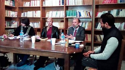 صور| نادي أدب الدقي يناقش رواية 