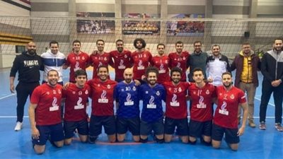 رجال الصيد يتفوقون على كفر الشيخ بدورى الكرة الطائرة