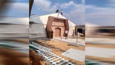 إزالة قاعة أفراح بالشرقية مُقامة بالمخالفة بطريق الزقازيق - بلبيس