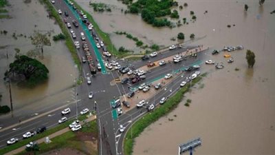 إجلاء نحو 43 ألف مواطن من منازلهم جراء الفيضانات في أستراليا