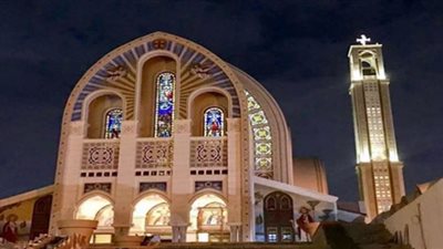 تفاصيل احتفال عشية عيد الرسل بكنيسة الملاك رافائيل في المعادي
