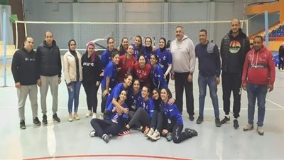 سيدات الصيد يهزمن الجزيرة بدورى الكرة الطائرة