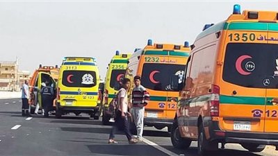 إصابة 7 أشخاص في تصادم سيارتين على طريق بورسعيد بالإسماعيلية