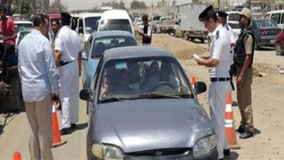 تحرير 1087 مخالفة لقائدي الدراجات النارية لعدم ارتداء الخوذة