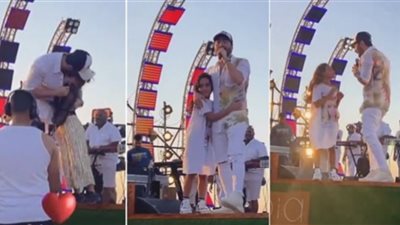 حفل تامر حسني في العلمين الجديدة.. ألبوم صور