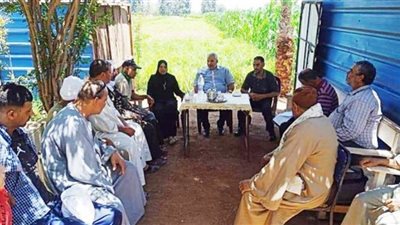 يوم حقلي لزراعة الشرقية عن محصول الأرز لمزارعي قرية الخضيري