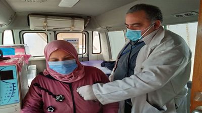 قافلة علاجية مجانية بقرية منشأة شومان بالدقهلية