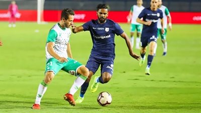 إنبي يتقدم على المصري بالشوط الأول من مواجهة الدوري