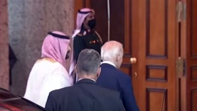 ولي العهد السعودي يستقبل بايدن في قصر السلام بجدة