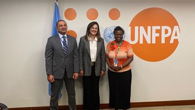 وزيرة التخطيط تبحث سبل التعاون مع المديرة التنفيذية لصندوق الأمم المتحدة للسكان