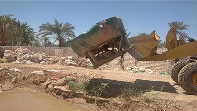 إزالة 10 طواحين ذهب في قوص بقنا